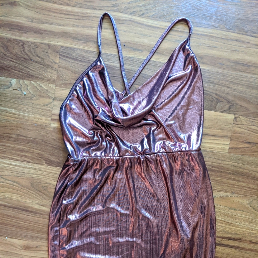 NWT Rose gold Party dress
